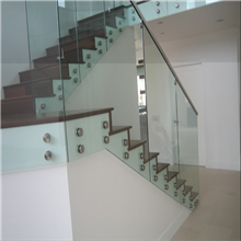 Indoor Standoffs Glass Stair Balustrade