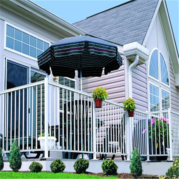 Low Maintenance Decorative Powder Coating Aluminum Balustrade For Terrace
