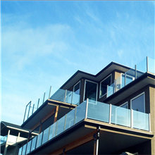 Outdoor Aluminum Glass Balustrade Balcony Railing