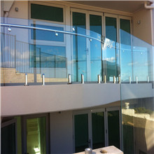 Stainless Steel Spigot Glass Railing Frameless Glass Balcony Railing Design