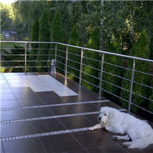 Homeowner Outside rust-prevention round handrail 316L 316 stainless steel solid rod bar deck terrace balustrade PR-R16 