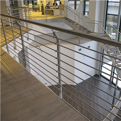 Polished Stainless Steel Rod railing with PVC handrail for terrace