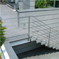 Easy install stainless stell rod railing bar