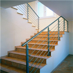 Internal wrought iron rod railing balustrade for home design