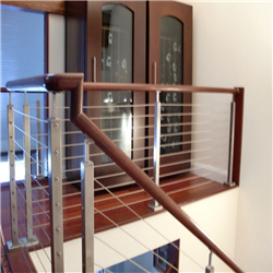 Cable wire railing vertical cable fence stainless steel stair balustrade PR-T87