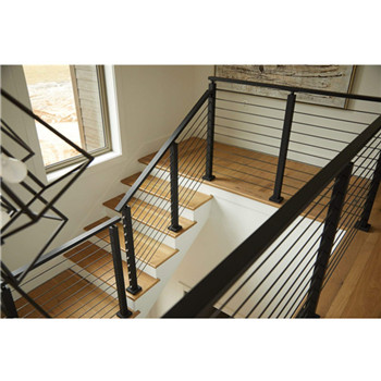 Balcony Stainless Steel Stair Deck Rod Railing Balcony Handrail Design