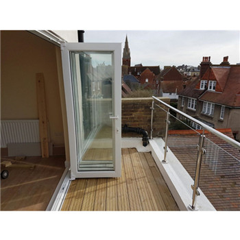 Glass Railing With Durable Stainless Steel Balustrade Post
