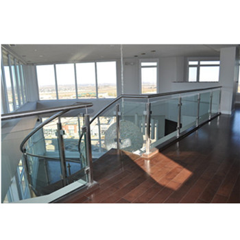 Stainless Steel Stair Step Railing Glass Clamp Handrail Balustrade