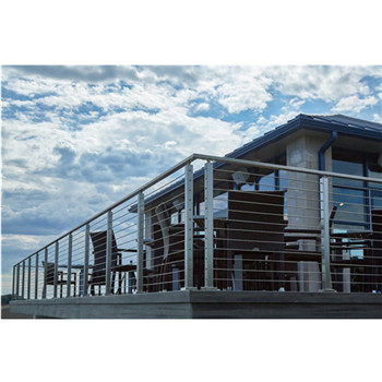 Outdoor Stainless Steel Rod Terrace Baluster Balcony Handrail Railing