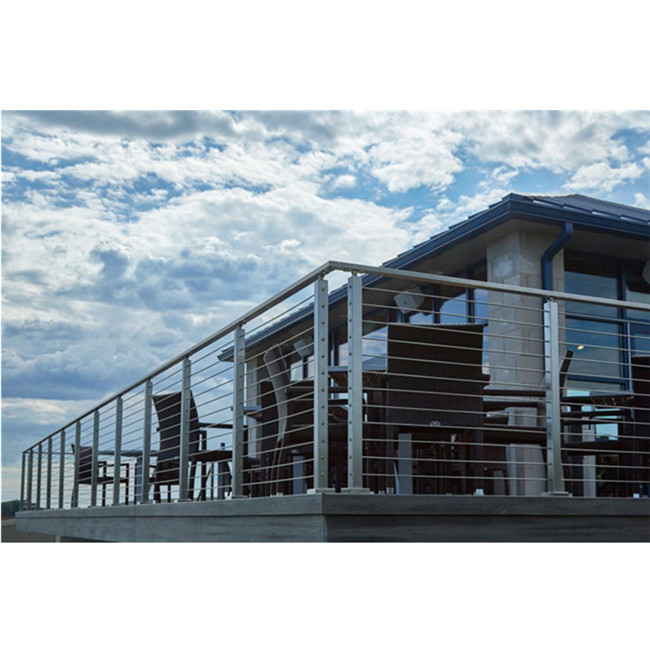 Outdoor Stainless Steel Rod Terrace Baluster Balcony Handrail Railing