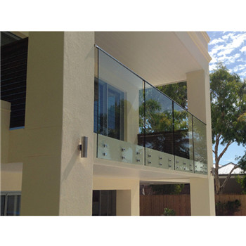 Exterior Easy Install Frameless Glass Railing Standoff System