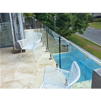 304 S.S Spigot Glass Balustrade Frameless Balcony Glass Railing