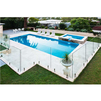 Pool Railing Square Clamp Glass Spigot Design Glass Fence