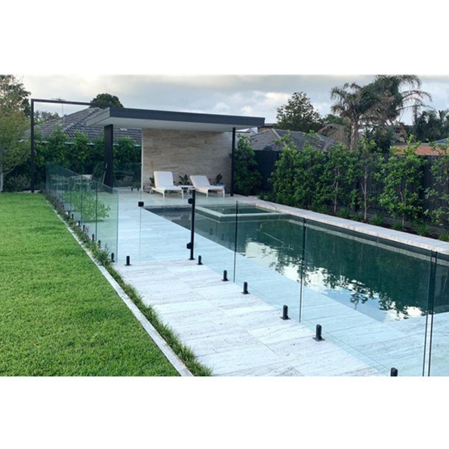 Customized Free Design Spigot Glass Railing For Swimming Pool