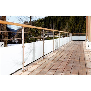 Stainless Steel Baluster Glass Balustrade Designs For Deck Floor Use