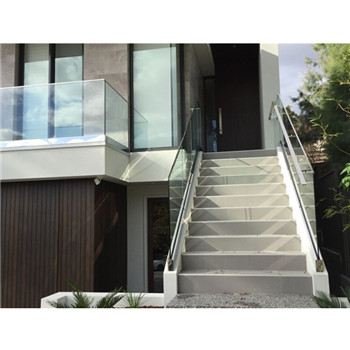 Foshan Aluminium U Channel Frameless Glass Fence For Balcony